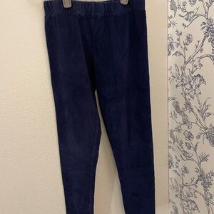 Navy Corduroy Leggings